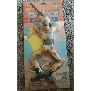 Vintage Desert Storm Crawling Soldier